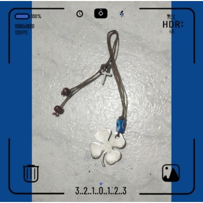 Γούρι αυτοκινήτου 4φυλλο τριφύλλι