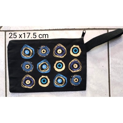 Τσαντάκι μαύρο μάτια