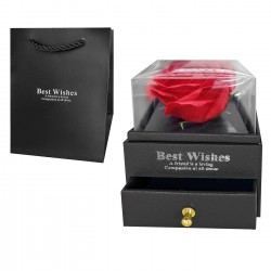 Κουτί Μπιζουτιέρα με Τριαντάφυλλο 