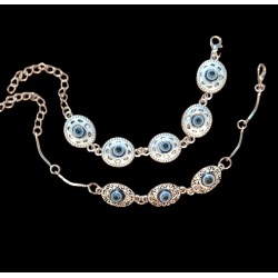 Μεταλλικά βραχιόλια με μάτια