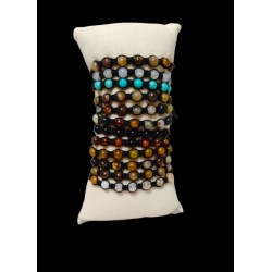 Βραχιόλια ημιπολύτιμοι λίθοι