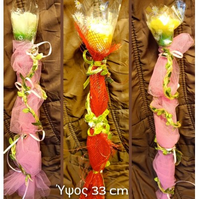 Κέρινο λουλούδι 33 εκ..