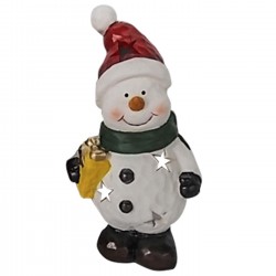 Κηροπήγιο Κεραμικό Χιονάνθρωπος 2