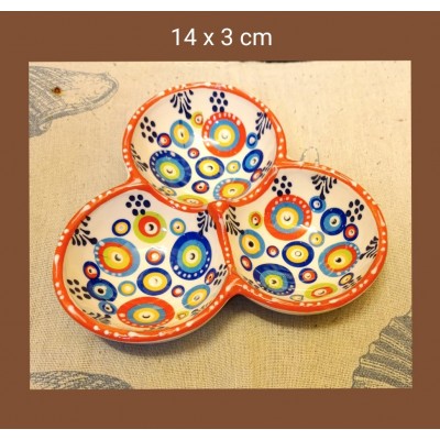 Πιατέλα κεραμική μάτια