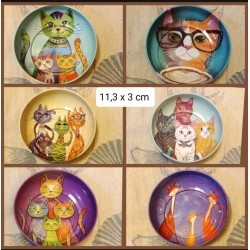 Μπολ μεταλλικό Γάτες