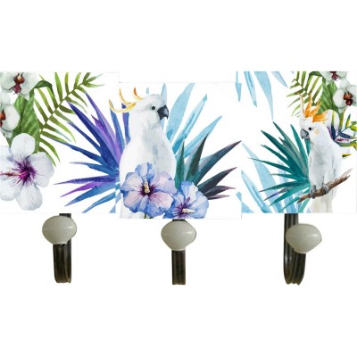 ΚΡΕΜΑΣΤΡΑ 3ΘΕΣΕΩΝ ΜΕ ΠΑΠΑΓΑΛΟ 34,5Χ20,5Χ7,5ΕΚ