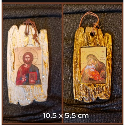 Κεραμικές εικόνες Χριστός Παναγία