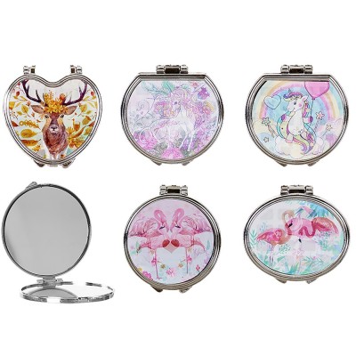 Καθρεφτάκι Γυναικείο Διπλό 7x6cm