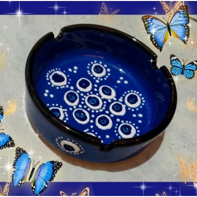 Τασάκι κεραμικό-μάτια