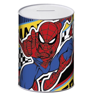 Κουμπαράς μεταλλικός spiderman 