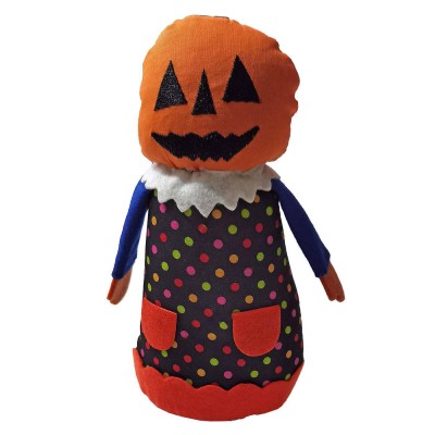 Κολοκύθα με ρούχα πάνινη 20cm