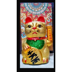Cat gold - ceramic Feng Shui 26