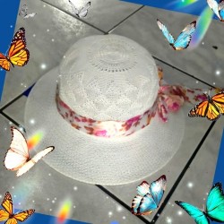 Καπέλο ψάθινο διάφορα χρώματα