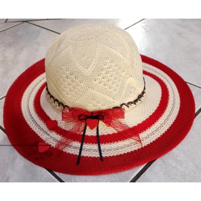 Ψάθινο καπέλο γυναικείο