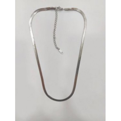 1013-874A Κολιέ Ατσάλι Ατσάλι Snake