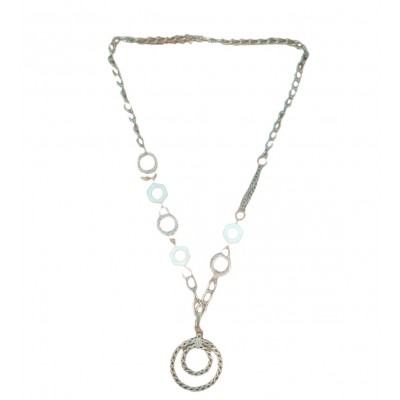 Κολιέ μακρύ,μέταλλο-φίλντισι