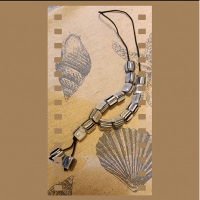 Κομπολόι δίχρωμη χάντρα