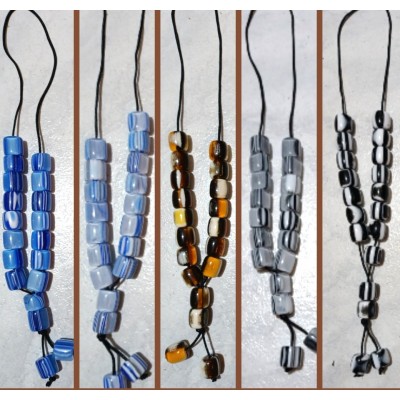 Κομπολόι δίχρωμη χάντρα