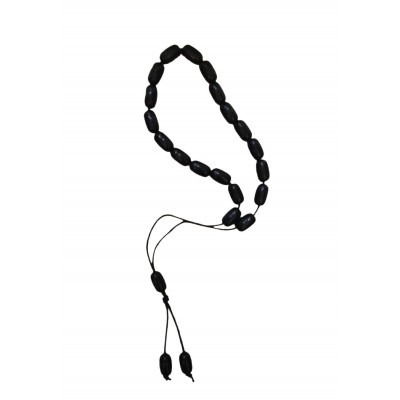 Κομπολόι μαύρο-συνθετικές χάντρες