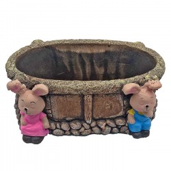 ΚΑΛΑΘΙ ΚΕΡΑΜΙΚΟ ΟΒΑΛ 2 ΛΑΓΟΙ 20Χ11Χ7,5cm