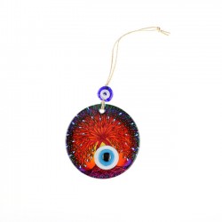 Γούρι Γυάλινο Διακοσμητικό Τοίχου