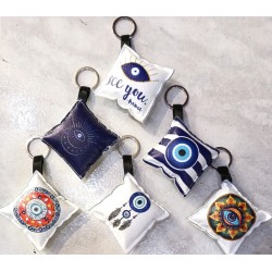 Μπρελόκ πάνινο μάτι