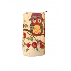 Πορτοφόλι Υφασμάτινο Κουκουβάγια