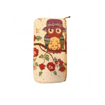 Πορτοφόλι Υφασμάτινο Κουκουβάγια