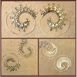 Σκουλαρίκια επάργυρα μεγάλα