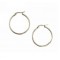 3113-6035A Σκουλαρίκια Κρίκοι  Ατσάλι Στρόγγυλα