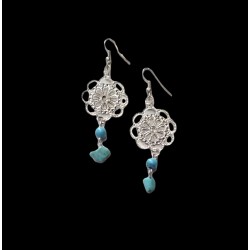 Earrings with stone1