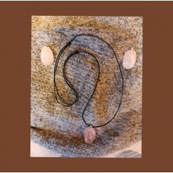 Κολιέ Ροζ Χαλαζίας