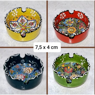 Τασάκι κεραμικό χρωματιστό 