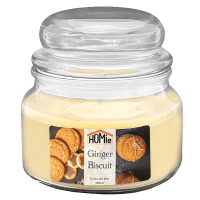 Κερί ginger biscuit σε βάζο με καπάκι
