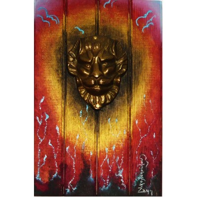 Λιοντάρι σε εγρύγορση -sold - Επωλήθη